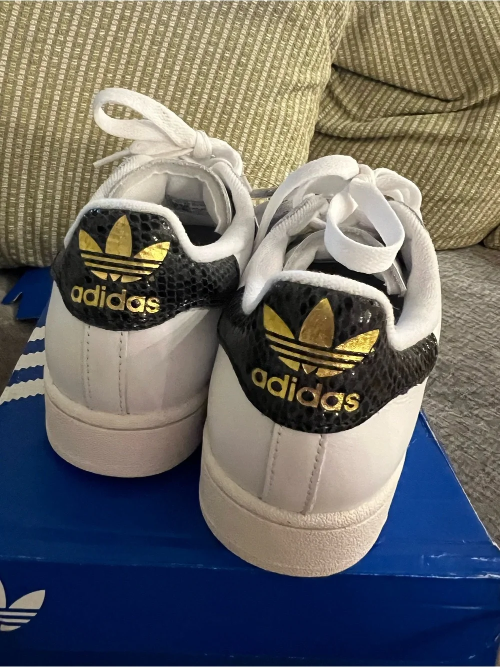 Adidas Superstar White Sneakers Woman US8